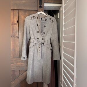 Women's Gray Wool Coat